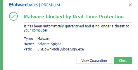 block Adware.Spigot
