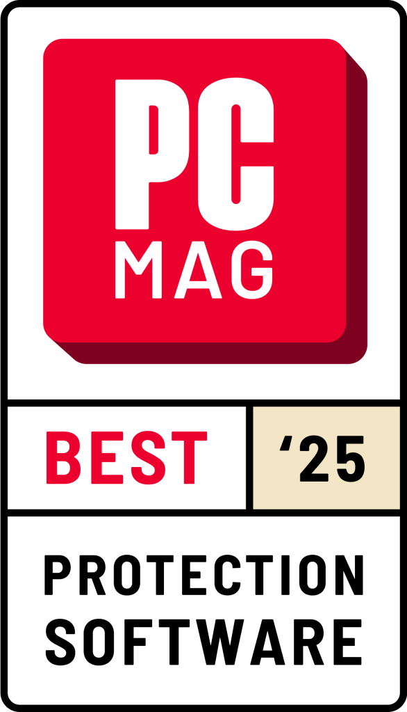 Значок PC MAG Best of 2025 Protection Software