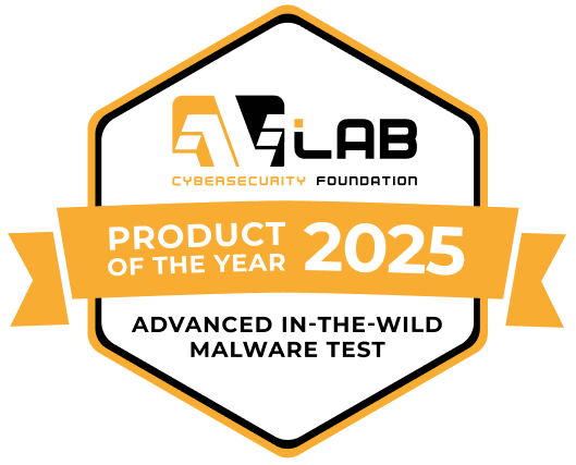 Знак отличия "Продукт года" от AV Lab в 2025 году